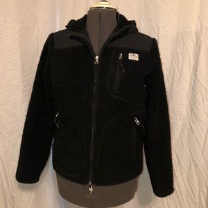 Penfield Black Carson Hooded Fleece Jacket